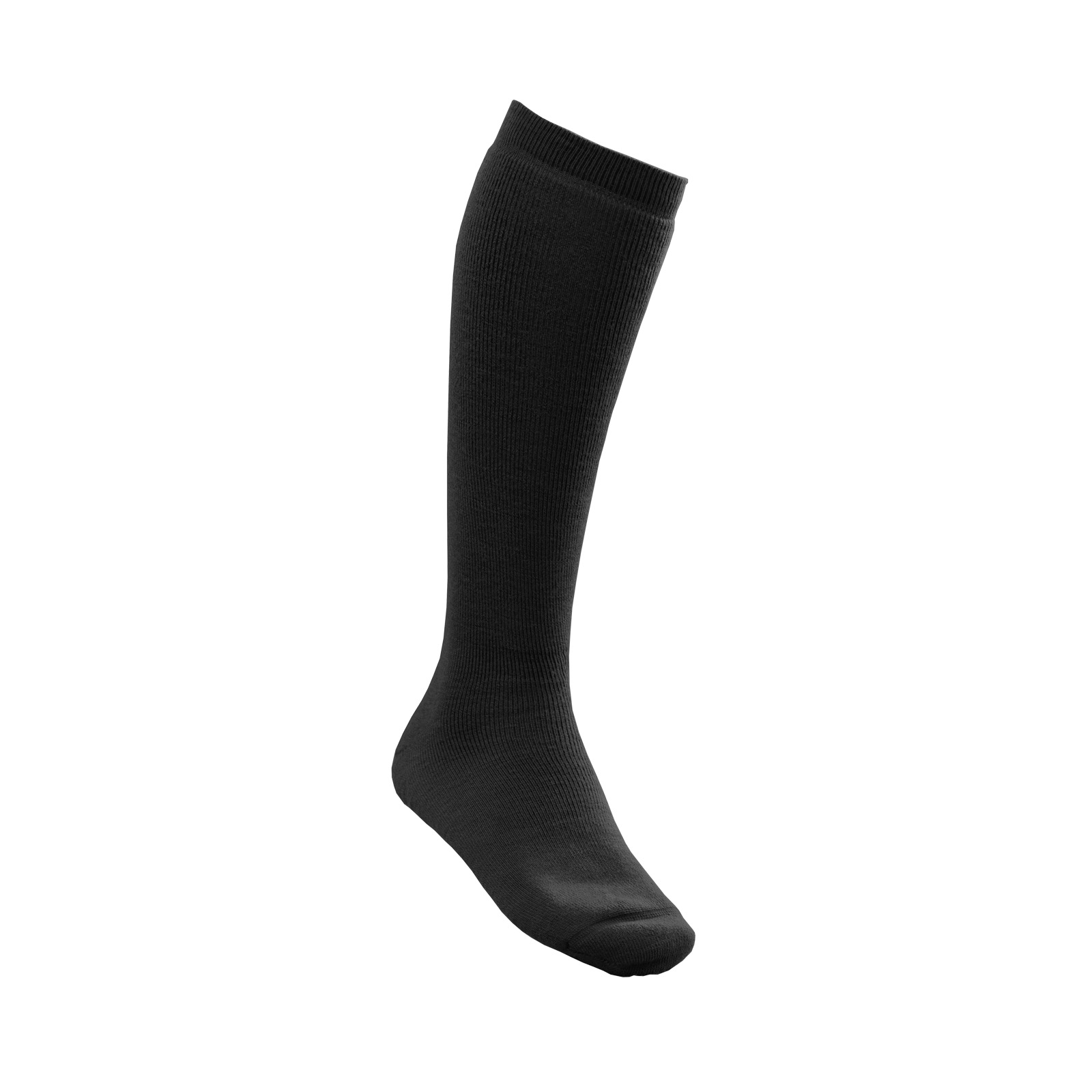 Woolpower-400-Knee-High-8484-Black-Vorderansicht