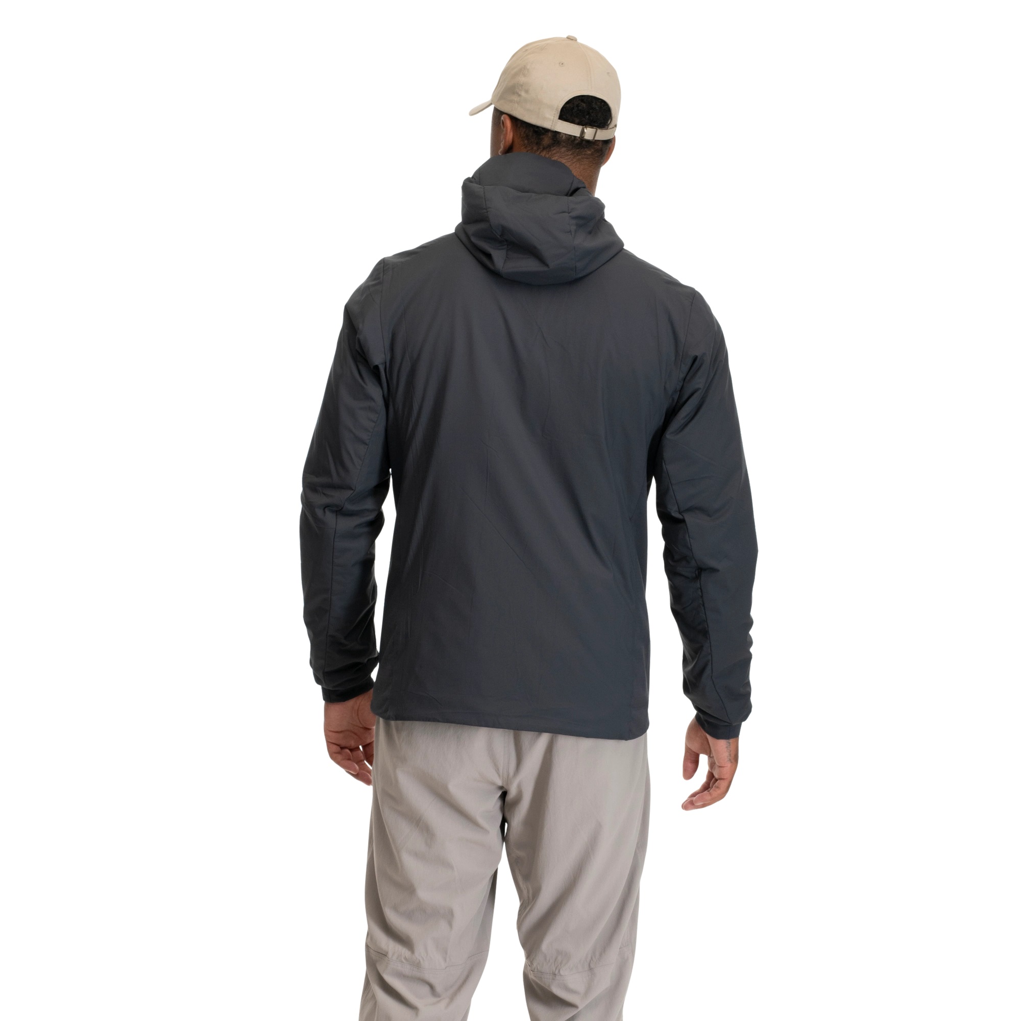 Bergans-of-Norway-Holo-Insulated-Hood-Jacket-Men-3707-Dark-Shadow-Grey-Modelansicht-2