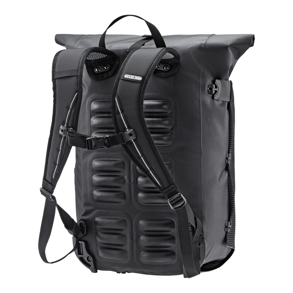 ORTLIEB - Vario PS 26 High Vis, hochreflektierender Rucksack mit Radtaschentragesystem