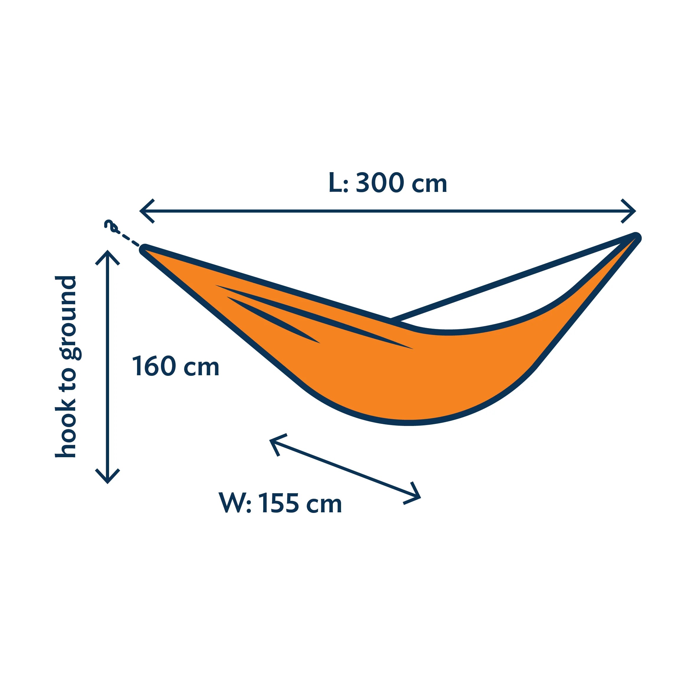 Husky-Onlinestore-Ticket-To-The-Moon-Travel-Hammock-Compact-Abmessungen