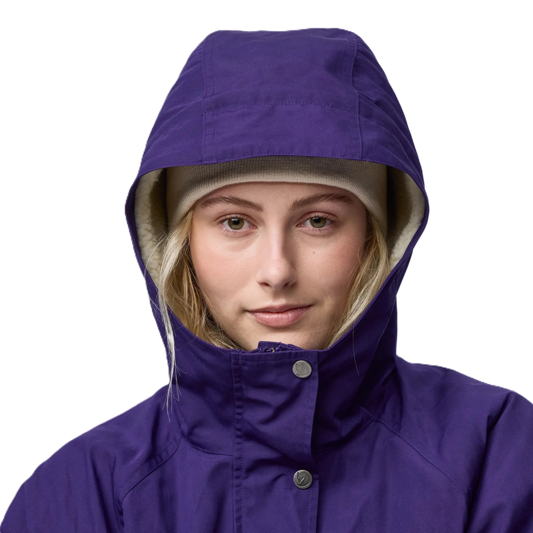 Fjallraven-Vardag-G-1000-Pile-Jacket-W-14500194-425-Dark-Violet-Modelansicht-4