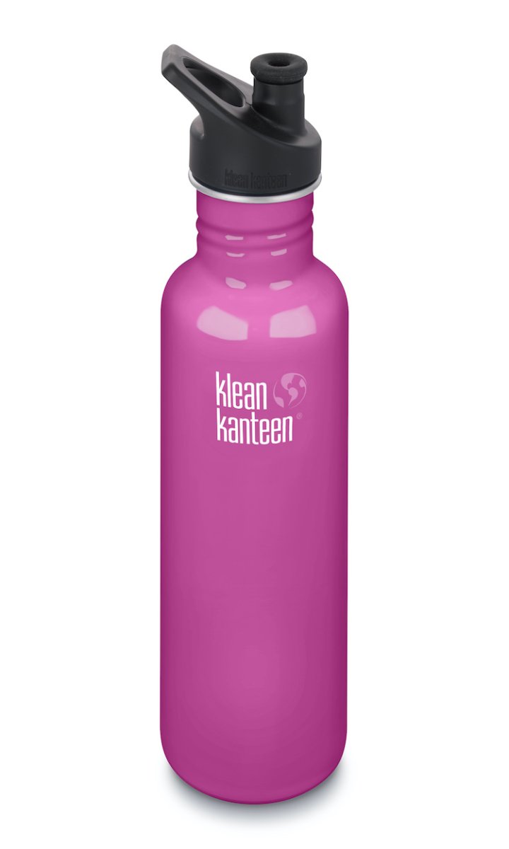 Klean Kanteen Classic, einwandig, Sport Cap - Trinkflasche