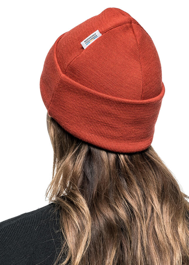 Woolpower Beanie Classic Autumn Red Lifeansicht 1