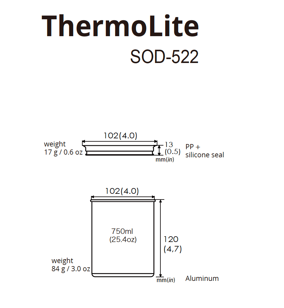 Husky-Onlinestore-SOTO-ThermoLite-SOD-522-Abmessungen