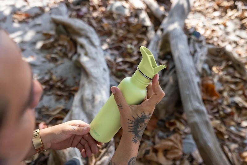 Husky-Onlinestore-Klean-Kanteen-800ml-Kanteen-Classic-Flip-Sport-Cap-1011199-Shadow-Lime-Live-1