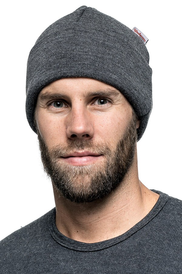 Woolpower Beanie Classic Grey Lifeansicht 2