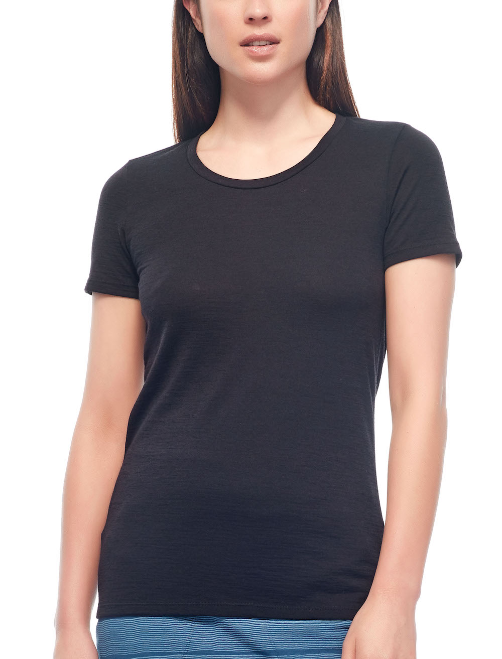 Icebreaker Merino Tech Lite T-Shirt Damen Black, Liveansicht 1