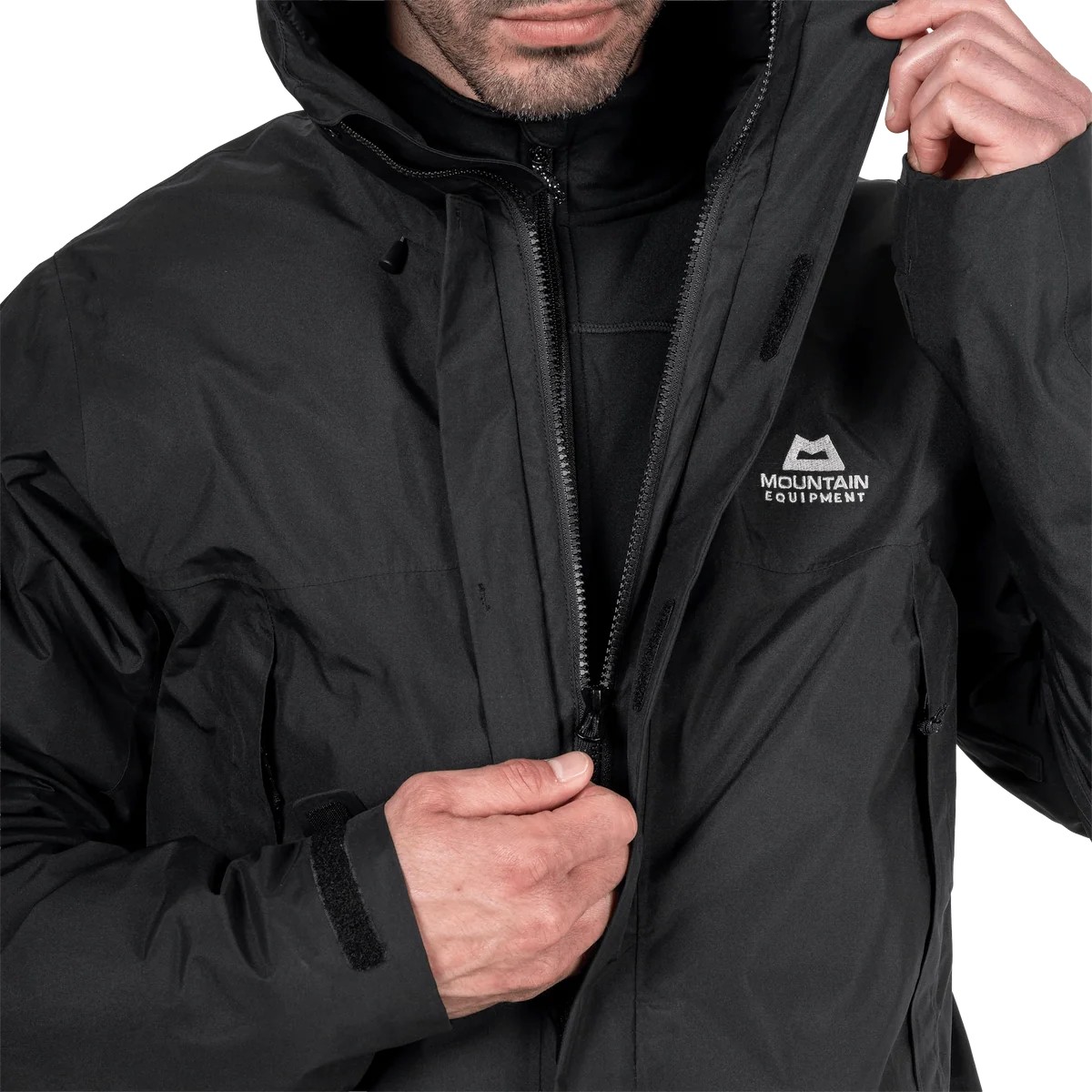 Husky-Onlinestore-Mountain-Equipment-Nanda-Devi-Insulated-Mens-Jacket-ME-008968-Black-Frontreissverschluss