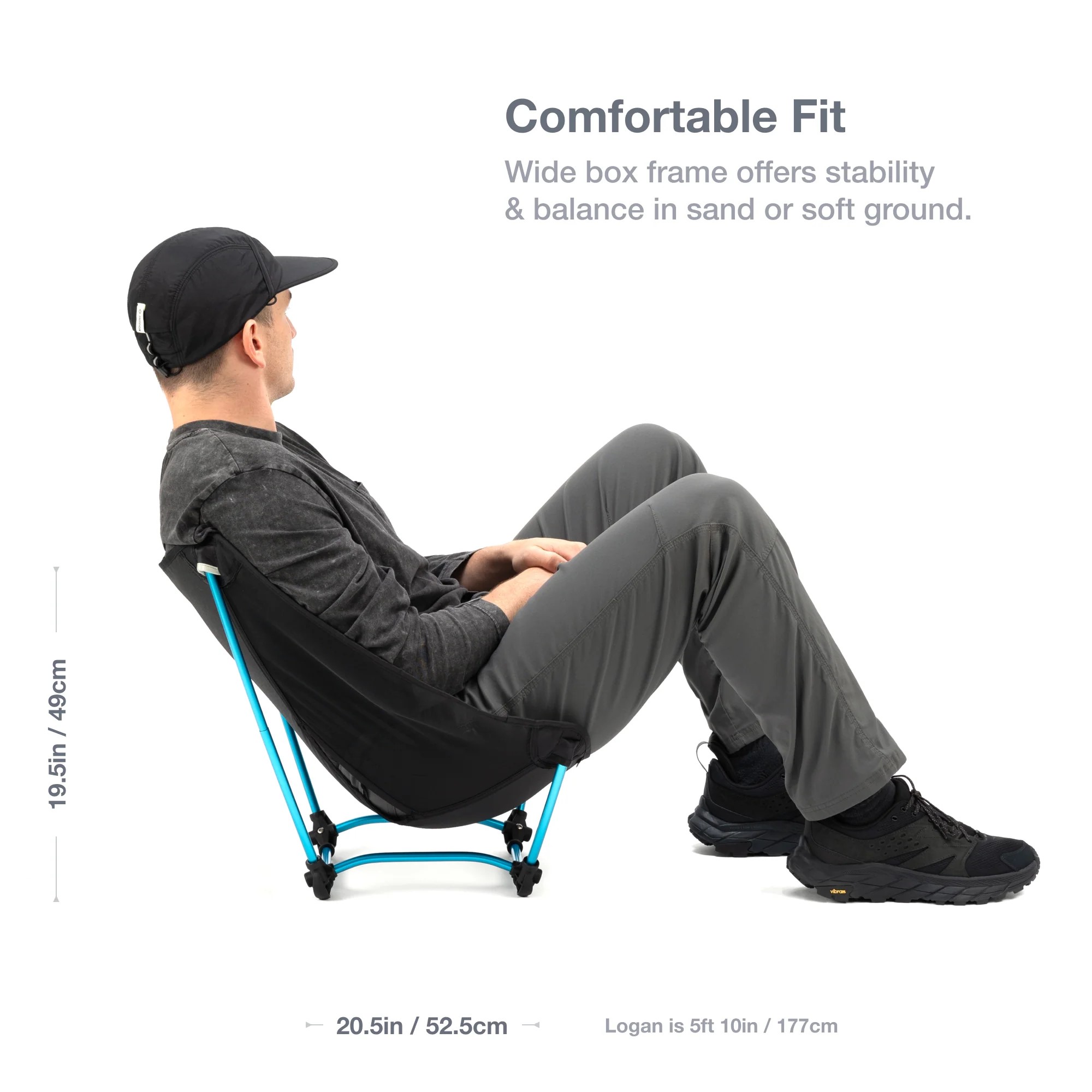 Husky-Onlinestore-Helinox-Ground-Chair-HEL-10501R1-Black-Abmessungen
