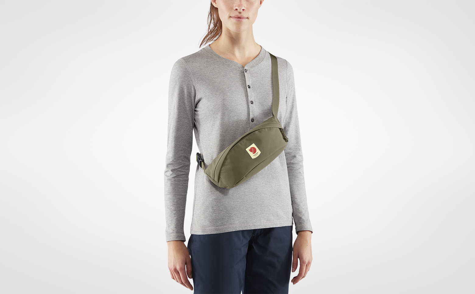 Fjällräven Ulvö Hip Pack Medium Tragevariante 1