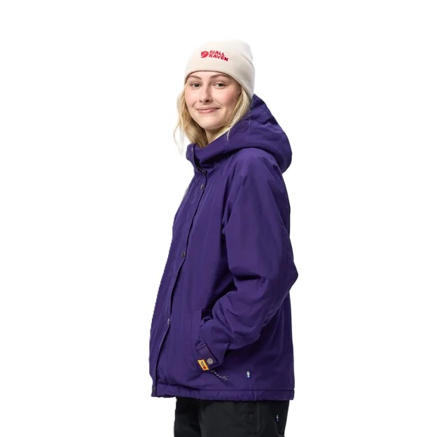 Fjallraven-Vardag-G-1000-Pile-Jacket-W-14500194-425-Dark-Violet-Modelansicht-3