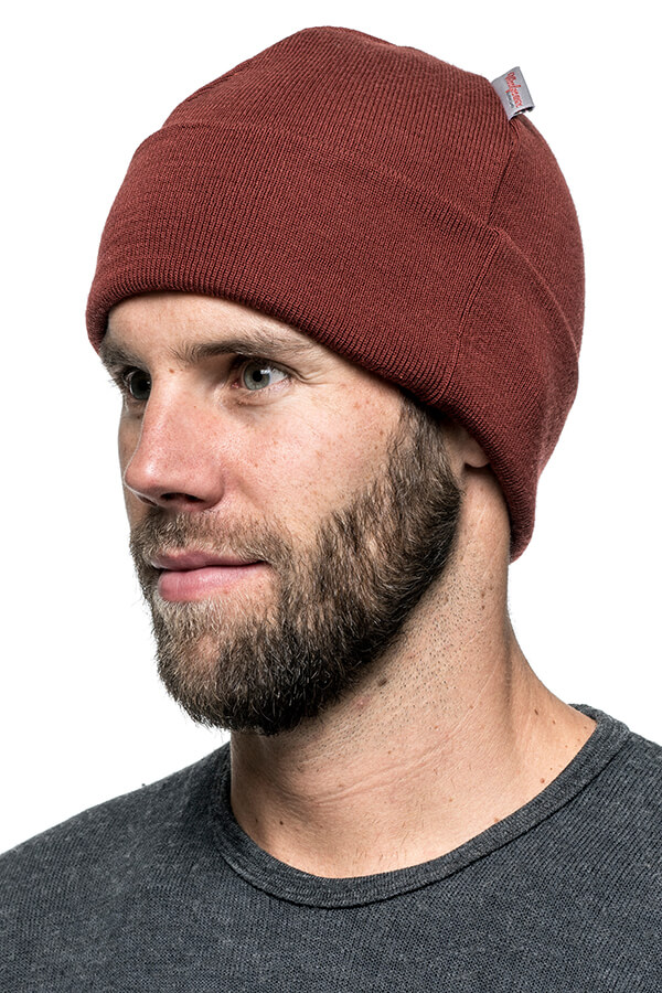 Woolpower Beanie Classic Rust Red Lifeansicht 1