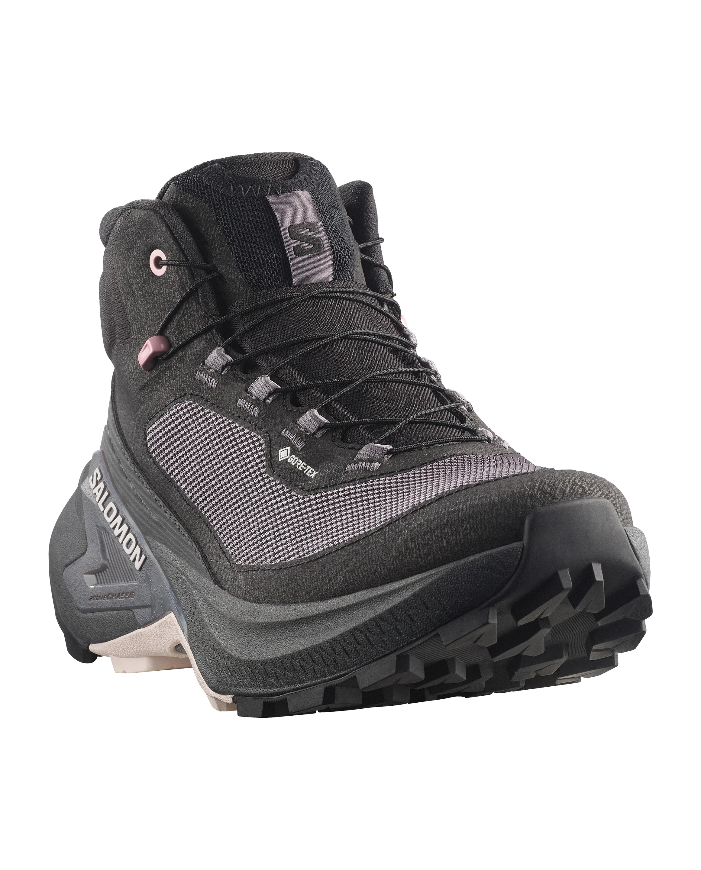 Husky-Onlinestore-Salomon-Genesis-Mid-Gore-Tex-L45409700-Black-Dawn-Pink-Lilac-Ash-Frontansicht