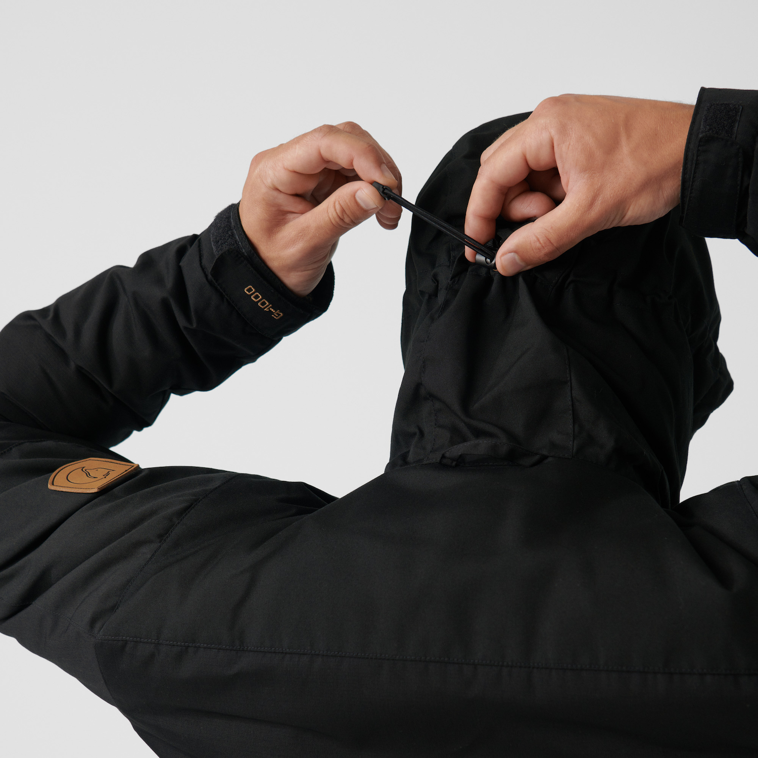 Fjällräven Skogsö Padded Jacket M Detailansicht - Kapuze hinten