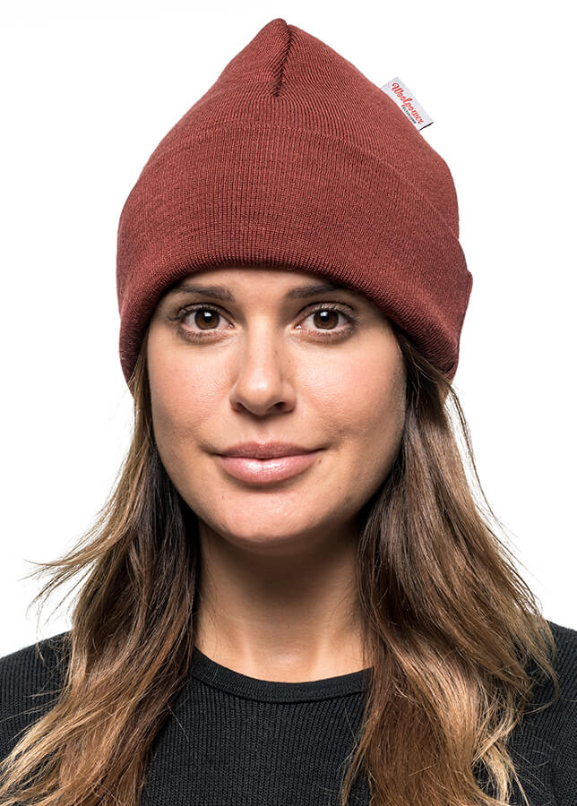 Woolpower Beanie Classic Rust Red Lifeansicht 1