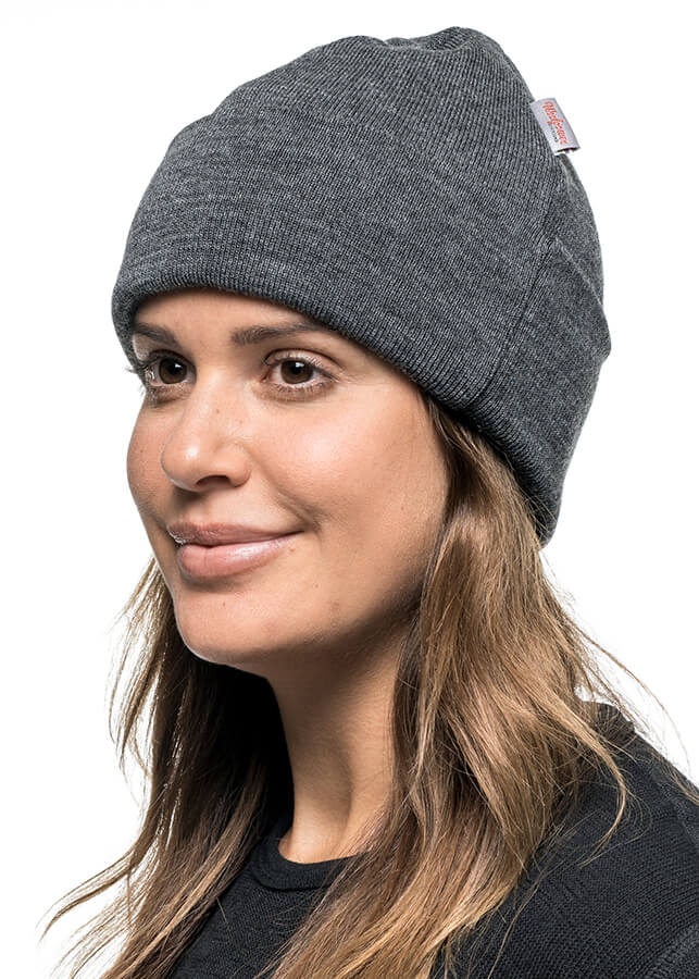Woolpower Beanie Classic Grey Lifeansicht 1
