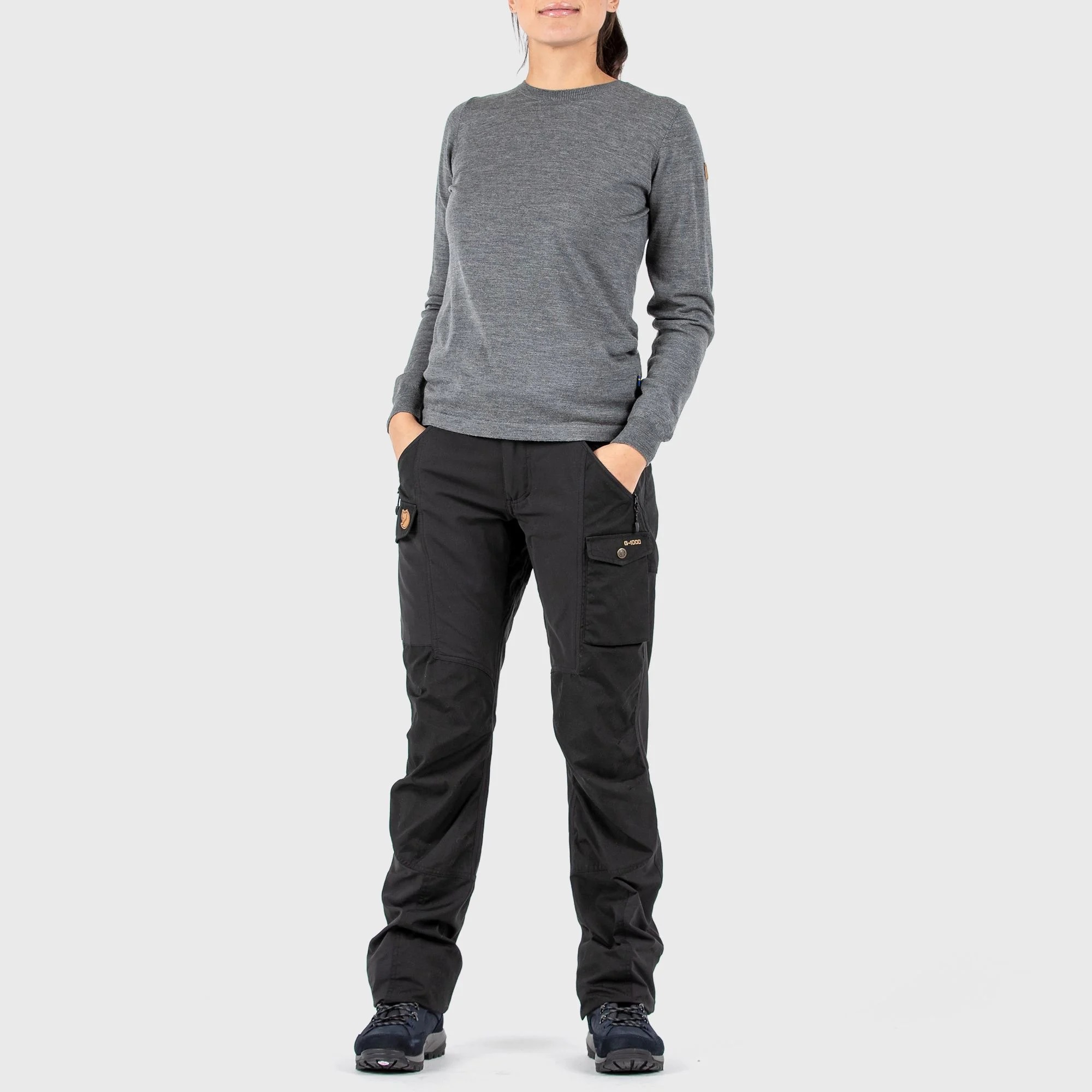 Fjällräven Nikka Curved Trousers W Modelansicht 1